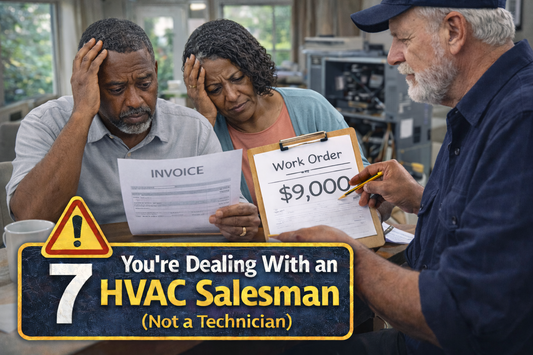 7 Signs You’re Dealing With an HVAC Salesman (Not a Technician)